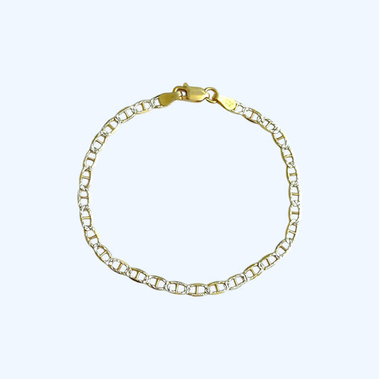 Twotone mariner bracelet